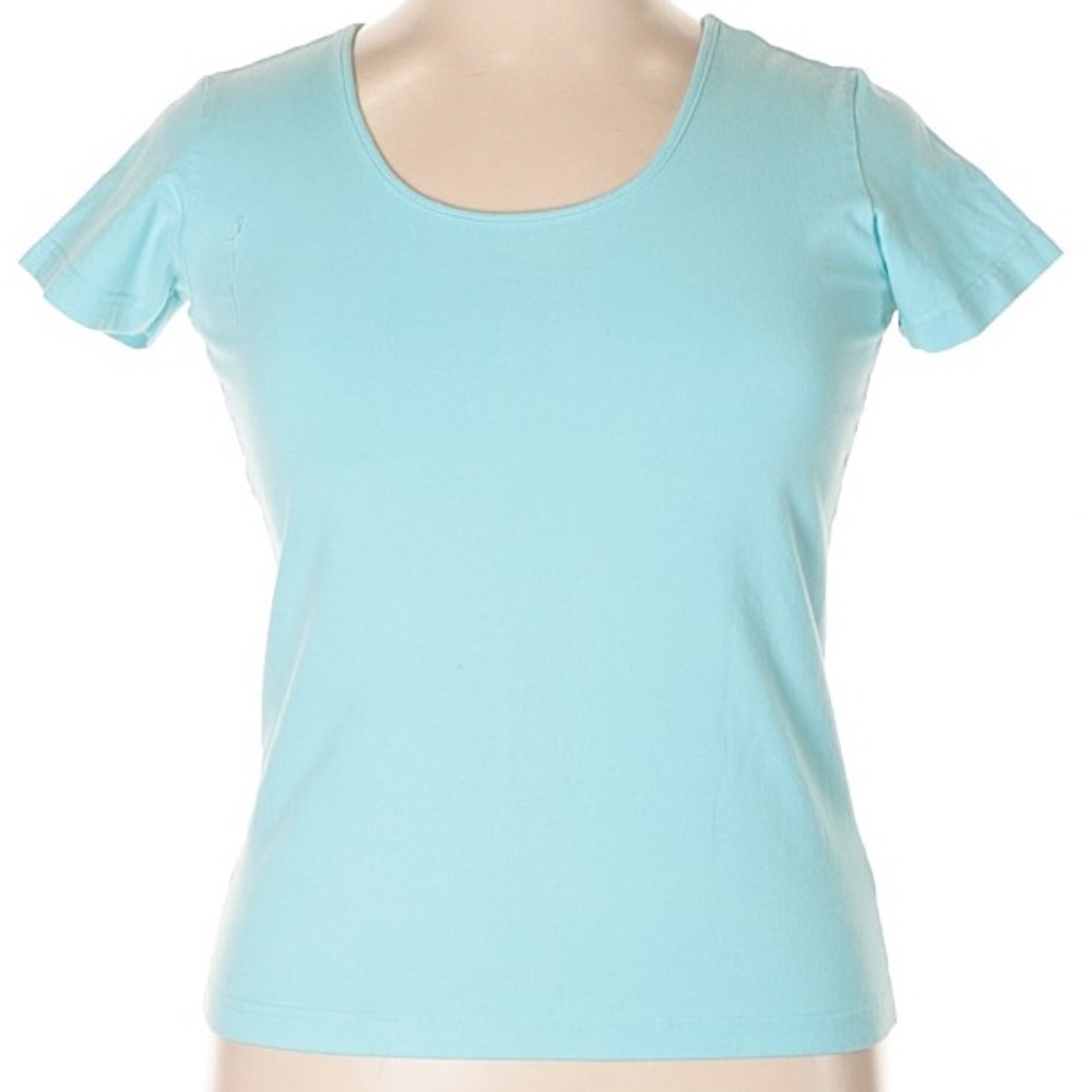 Lily Pulitzer Medium Light Blue Crewneck Tee Shirt